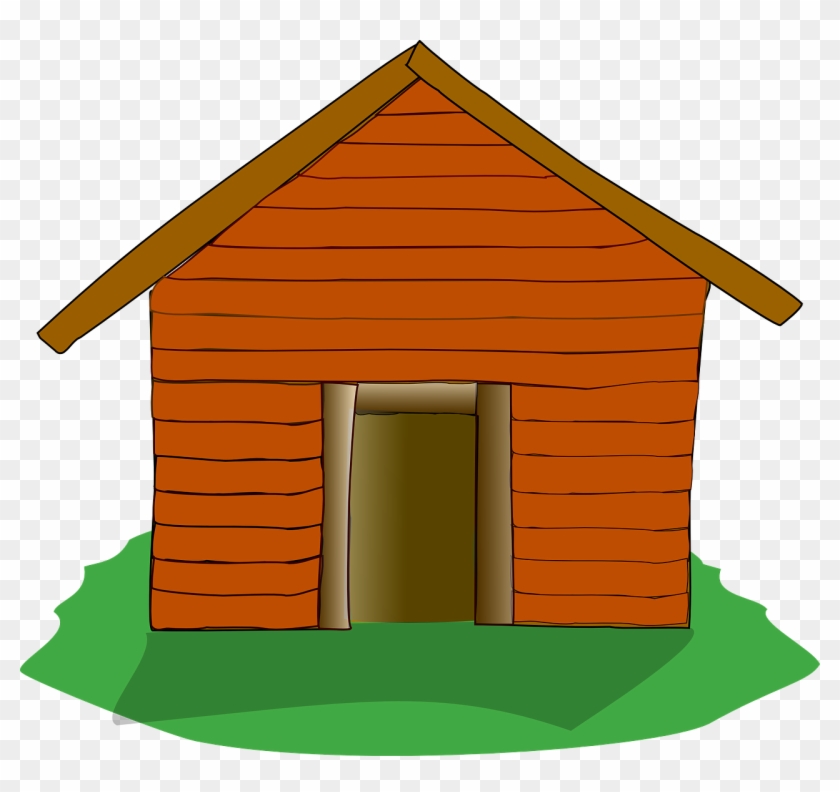 Cartoon Dog House 9, Buy Clip Art - Three Little Pigs Wood House #805091