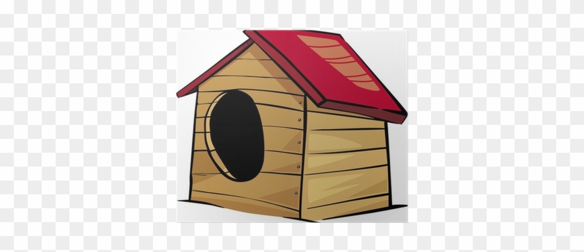 Doghouse Clip Art Cartoon Illustration Poster • Pixers® - Doghouse Cartoon #805097