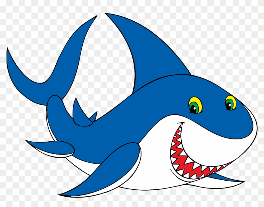 Great White Shark Clip Art - Great White Shark Cartoon #805150