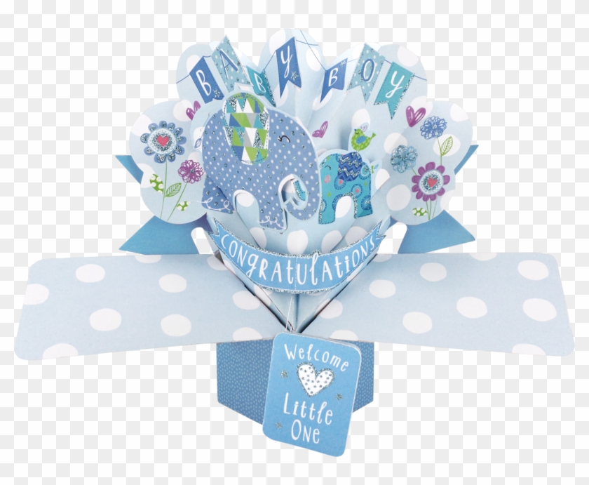 Second Nature Pop Ups - ‘baby Boy’ Pop Up Card #805307