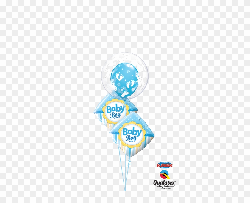 Baby Boy Foil & Bubble Bouquet - Balloon #805329