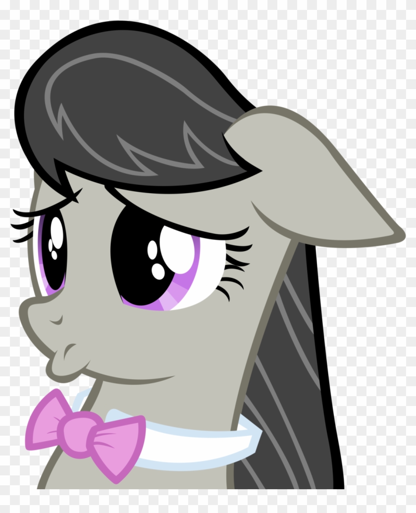 Octavia Melody, Pouting, Sad, Safe, Simple Background, - Mlp Sad Octavia #805355