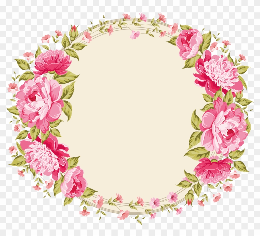 Com / Floral Frame - Kartu Ucapan Terima Kasih #805567