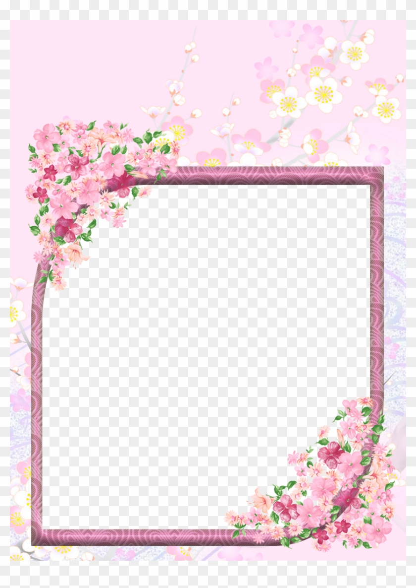 Pink Transparent Flowers Png Photo Frame - Special Prayer For Wednesday #805565