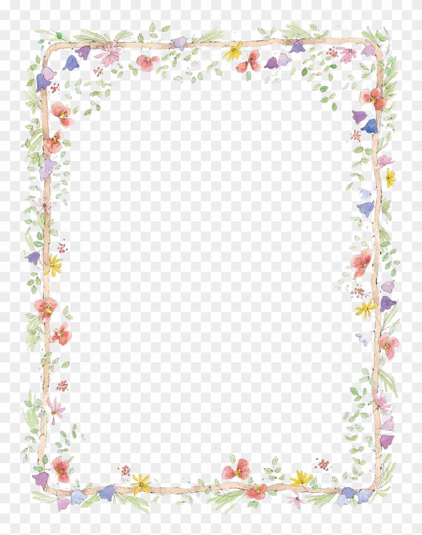 Free Flower Borders For Word Document #805572
