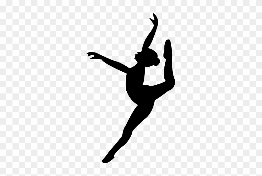 Leap Dance Silhouette - Dancer Silhouette #805634