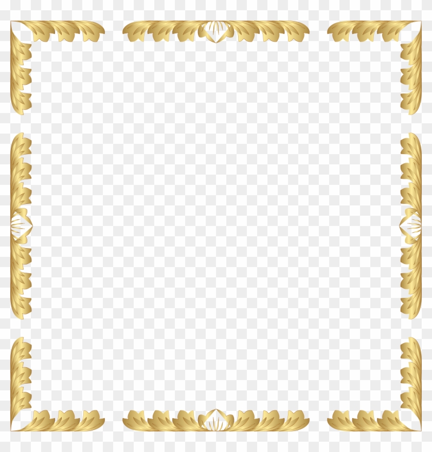 Decorative Border Frame Transparent Clip Art Png Image - Decorative Border Frame Transparent Clip Art Png Image #805659