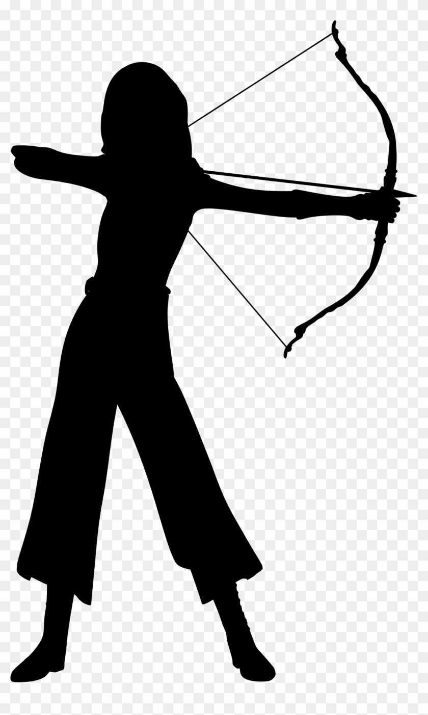 Big Image - Female Archer Svg #805656