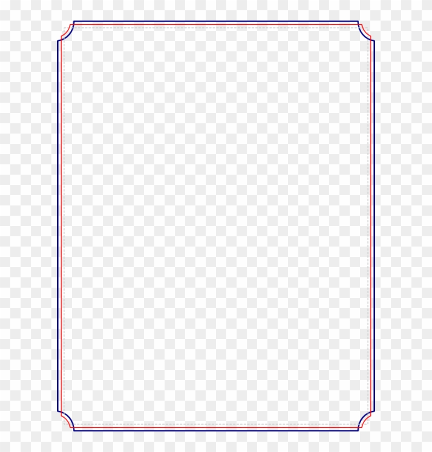 Pin Red Border Clipart - Paper Product #805714