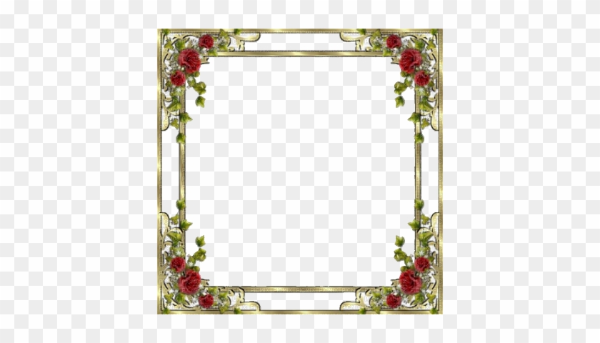 Frames Gold Roses Flower - Picture Frame #805743
