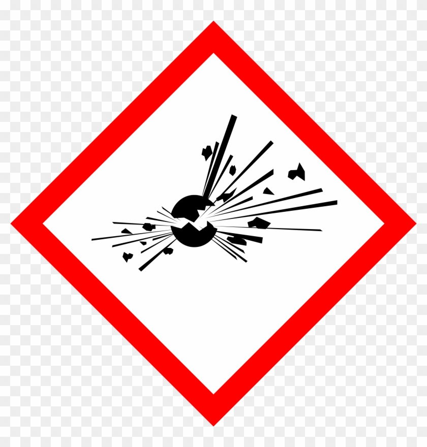 The International Pictogram For Explosive Substances - Ghs Pictograms Explosive #805762