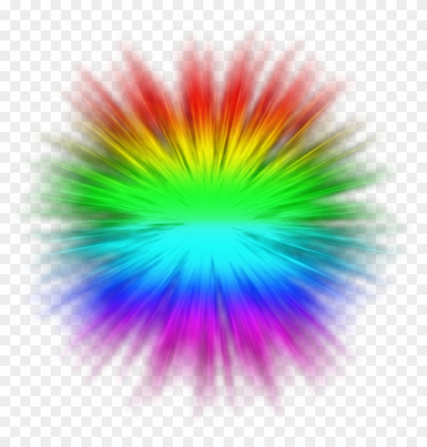 Image Gallery Rainbow Explosion - Rainbow Explode Png #805778