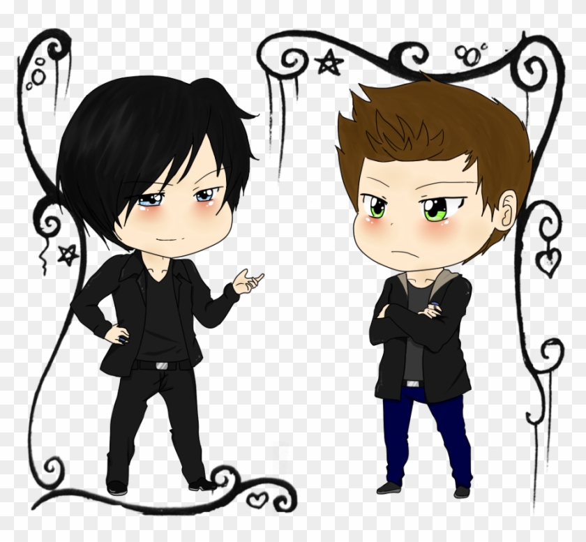The Salvatore Brothers - Damon And Stefan Chibi #805855