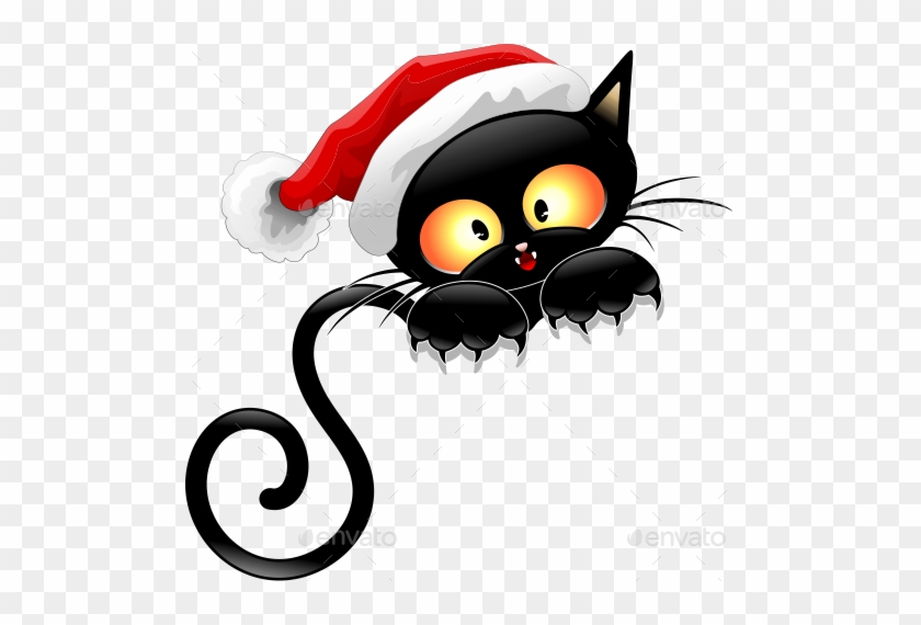 Preview Cat Cartoon Isolated Png 500 - Christmas Day #805947