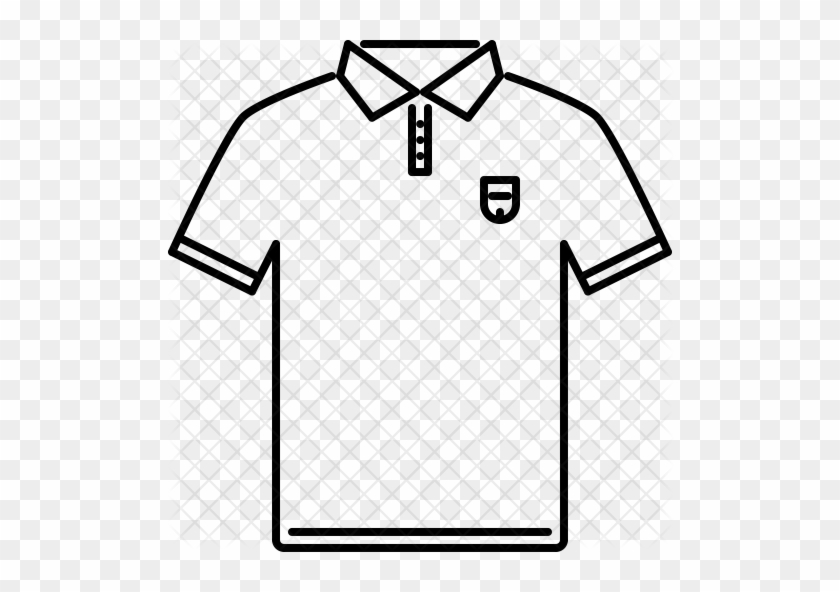 Polo Tshirt Icon - Polo Shirt Flat Icon Png #806007