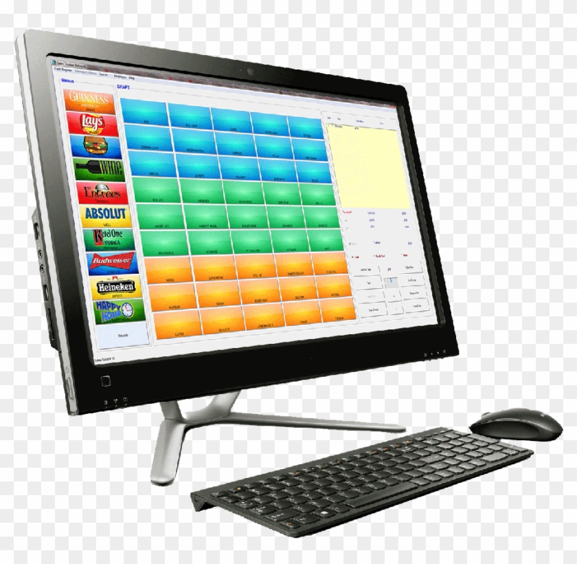 Sales Tracker Pos Software Screenshot On A Touch Screen - Lenovo 57315603 Sytem Ideacentre C540 Aio 23 Pdc G2030 #806035