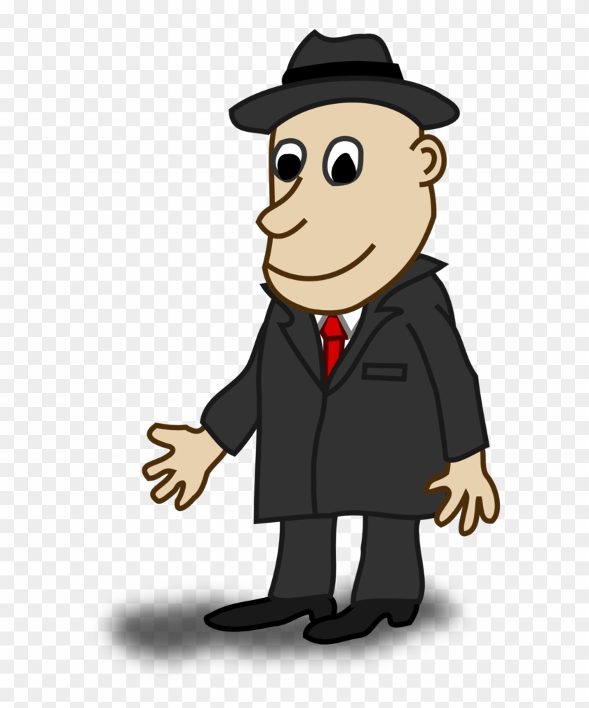 Man, Character, Cartoon, Hat, Stand, Comic, Business - Clipart Characters #806043