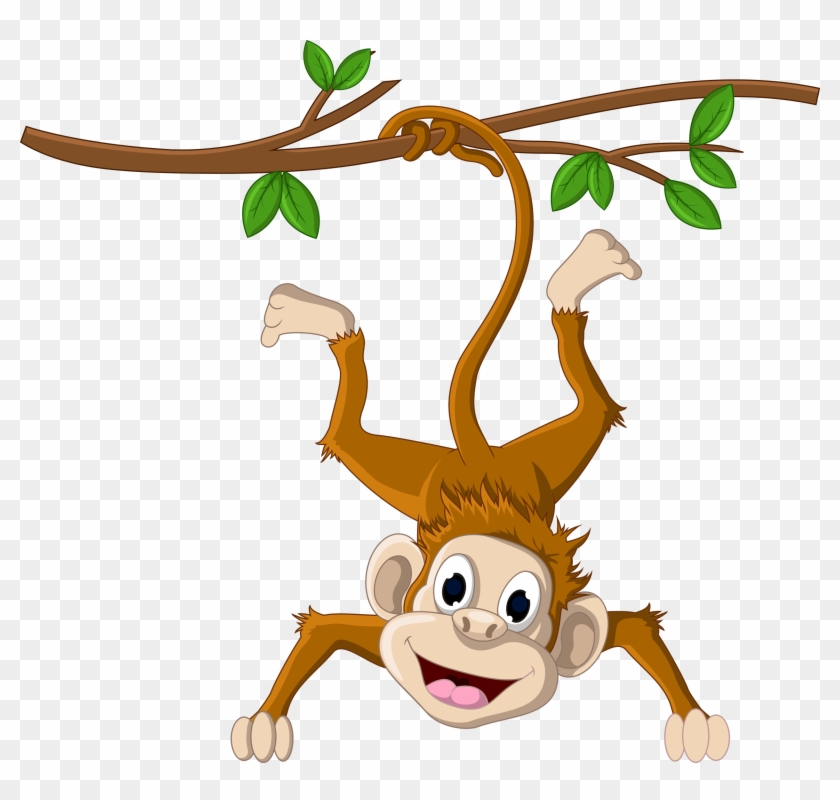 Monkey, Album, Tags, Bacon, Chocolates, Coffee, Animales, - Hanging Monkey Cartoon Png #806150