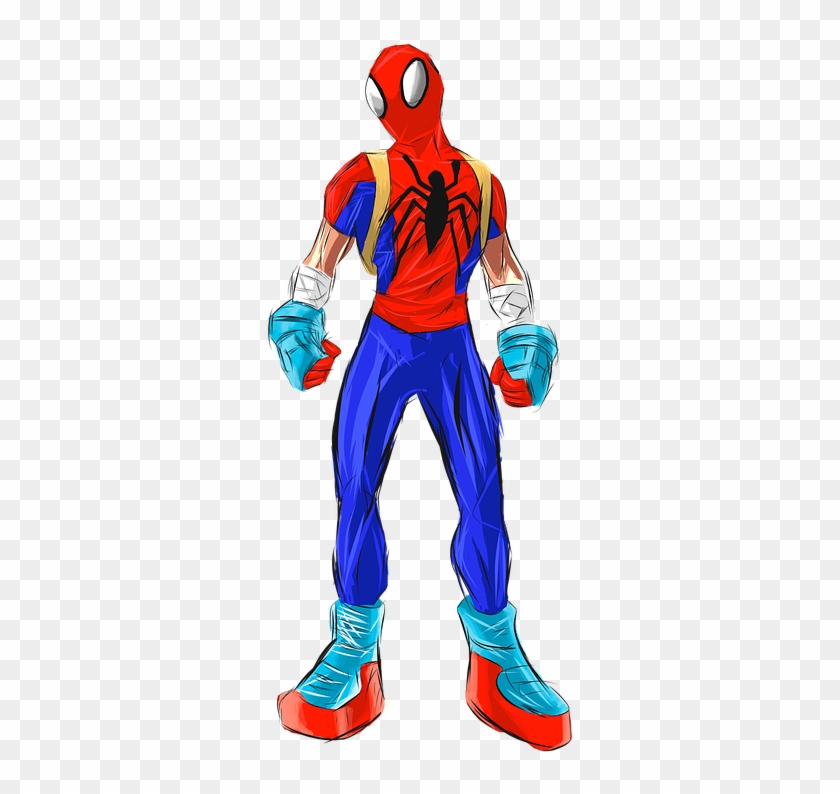 Spiderman Cartoon - Del Hombre Araña De Regreso A Casa - Free Transparent  PNG Clipart Images Download