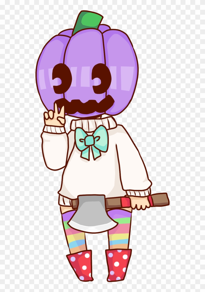 Mayor Kae Pumpkin Head By Spookabe - Cartoon #806254