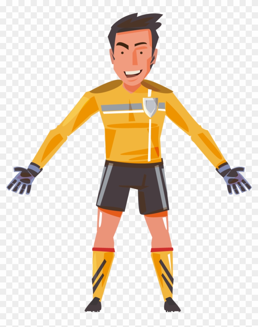 Goalkeeper Football Illustration - Goalkeeper Png #806297