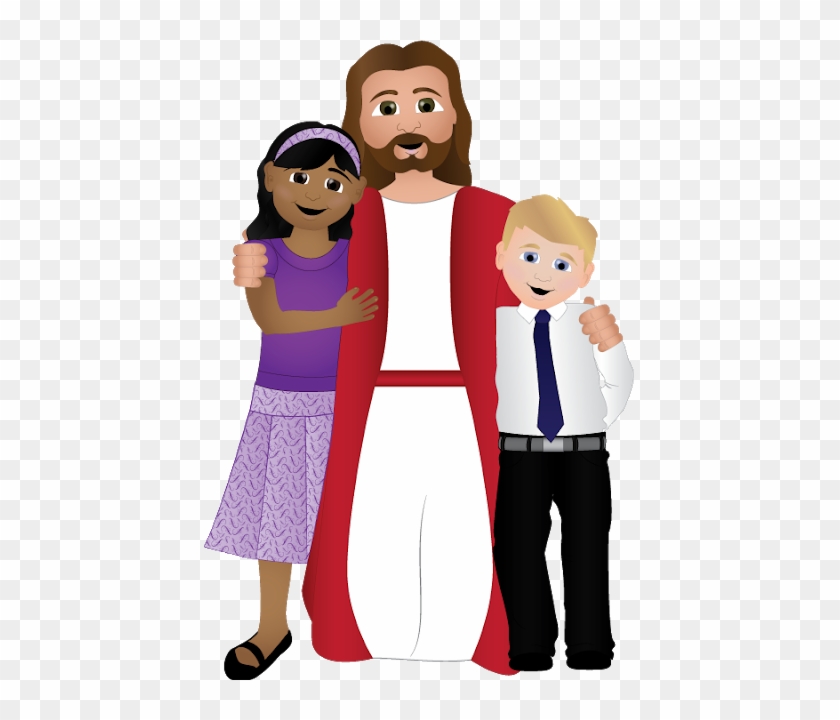 Christ And The Children - Cartoon #806341