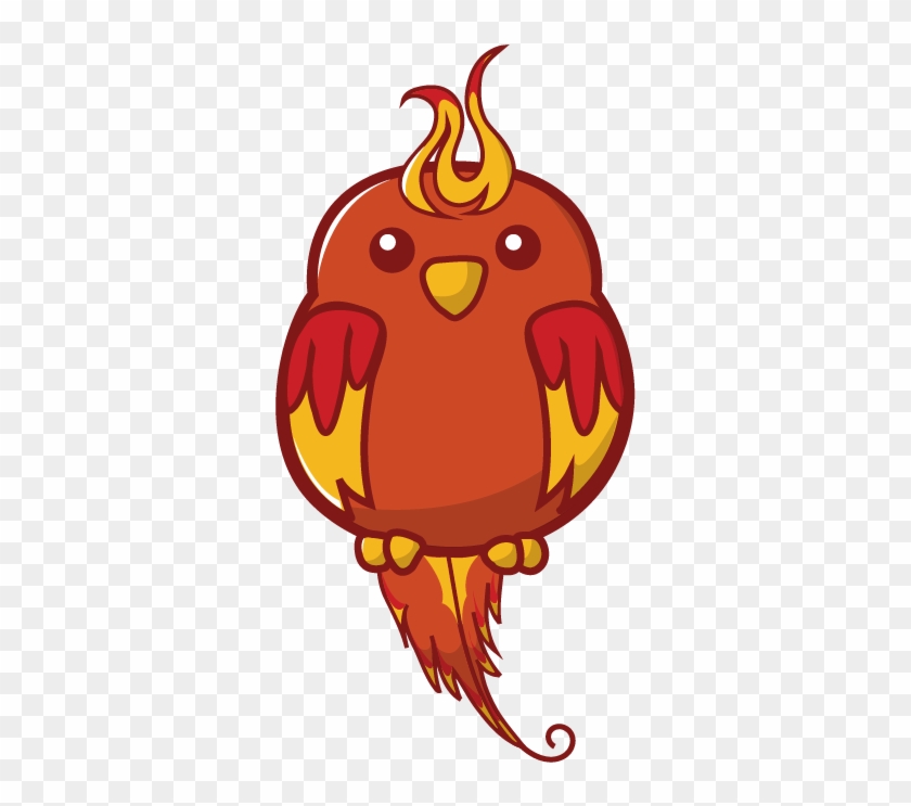 Cute Phoenix Cartoon Character Design Nicole English - Cute Phoenix Clip Art #806348