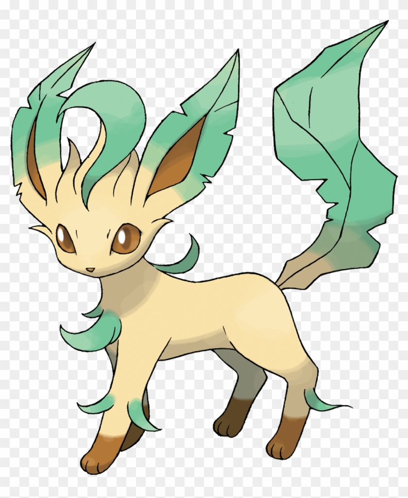 Clumsy, Sweet, Loving, Playful, Caring, Nice, And Overall - Pokemon Eevee Evolution Leafeon #806414