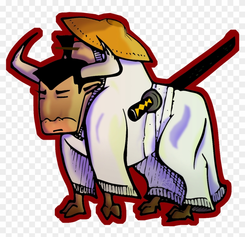 Samurai Yak - Cartoon #806456