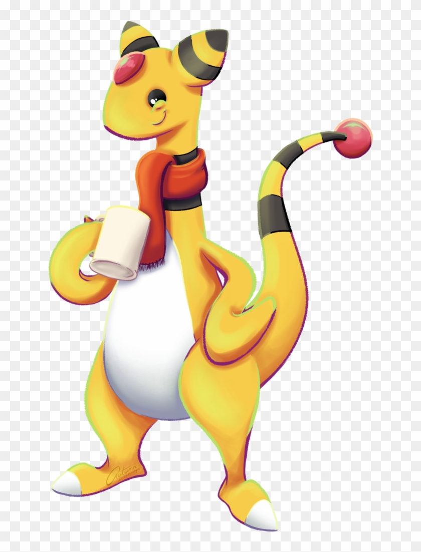 Lazy Ampharos By Autumn-dreamscape - Cartoon #806532