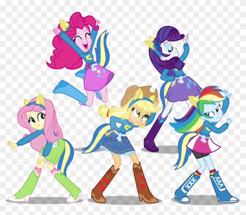 Mane 5 Wondercolts Pose By Luchita27 - Mlp Eg Mane 5 #806591