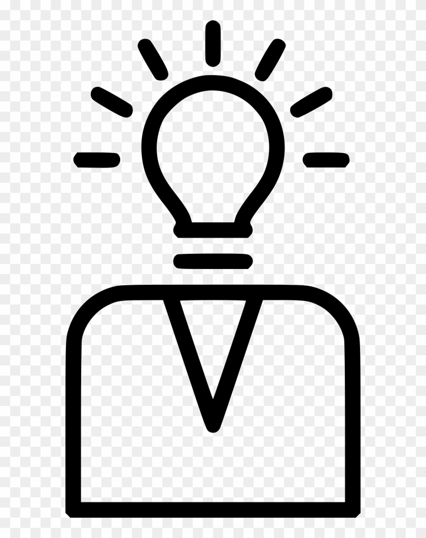 Creative Mind Thinking Idea Bulb Person Enterpreneur - Smile Sun Images Black And White Transparent #806609