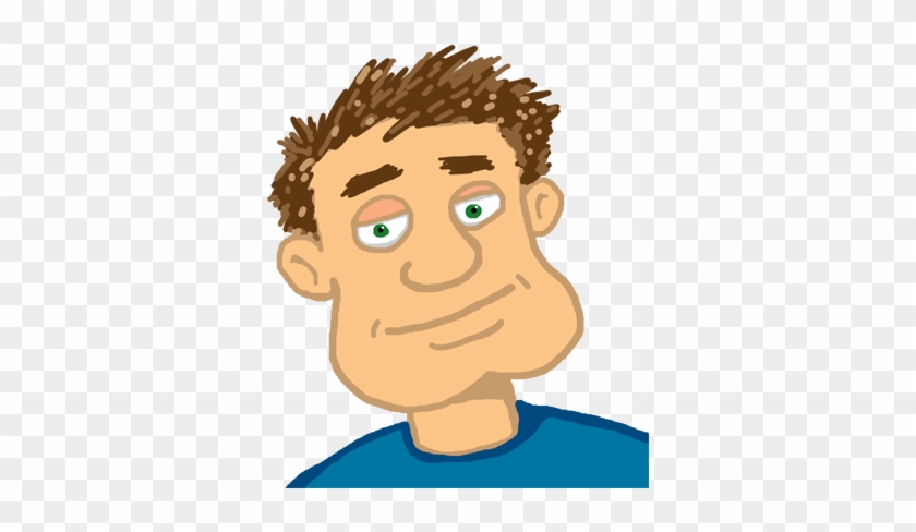 Guy Writer Thinking - Cartoons With Big Jaws - Free Transparent PNG Clipart  Images Download