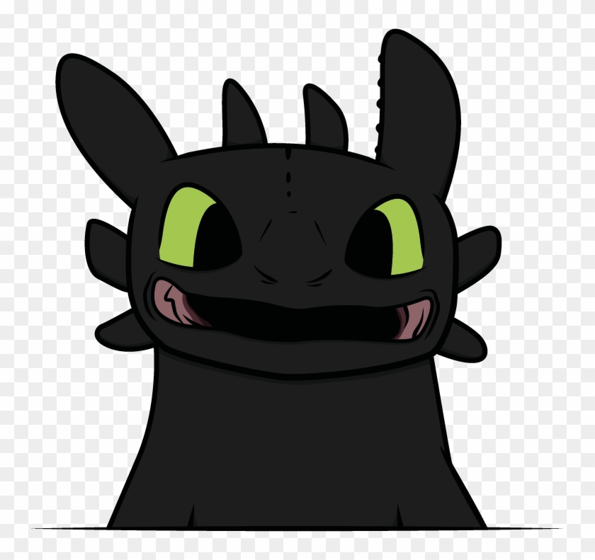 Smiling Toothless By Kachiwho - Toothless Vector Png #806659