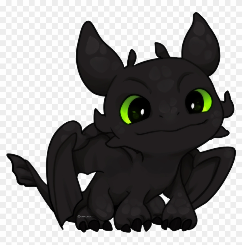 Toothless By Hereiskoko - Toothless Cute Png #806675