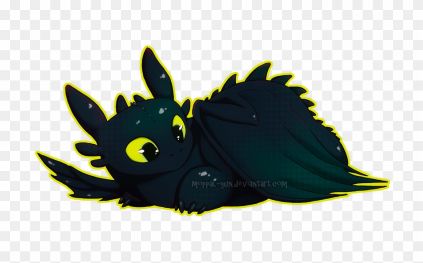 Chibi Toothless By Moppal-yun - Toothless #806687