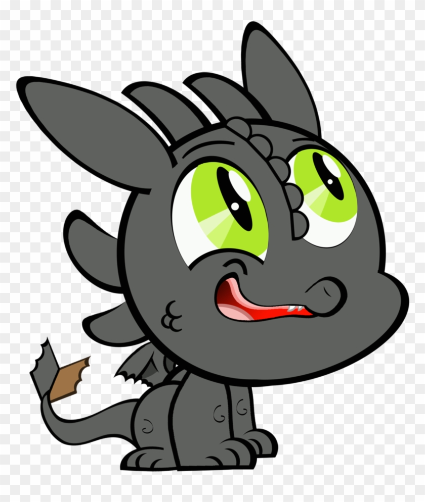 My Little Toothless By Toonfreak - Cartoon #806773