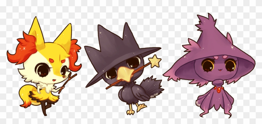 Pokemon Pokewitches By Onisuu - Cute Ghost Type Pokemon #806876