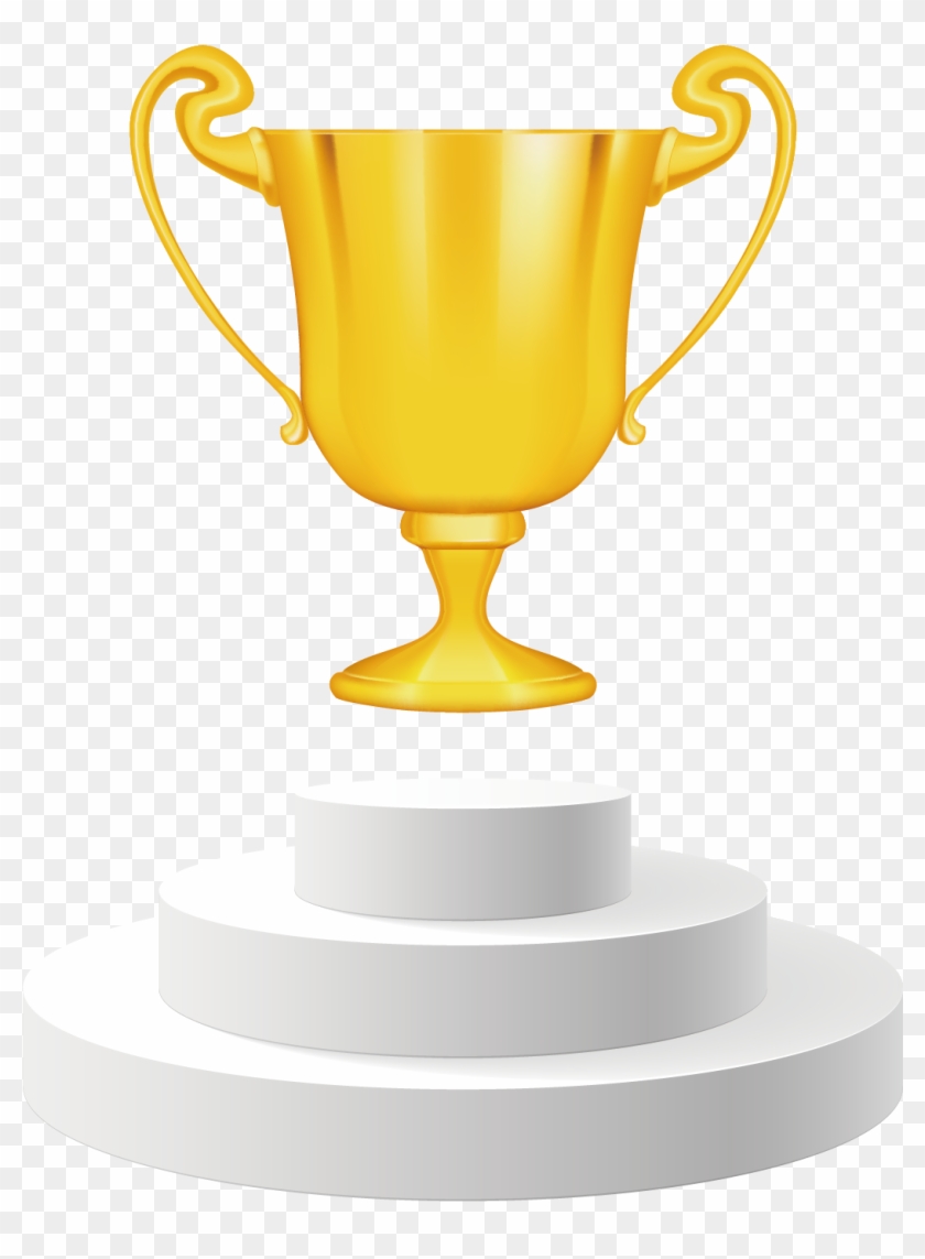 Trophy Award Clip Art - Gold Cup #806891