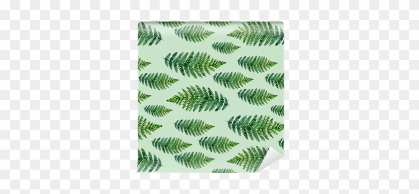 Tropical Watercolor Abstract Pattern With Fern Leaves - Motif Fougère #807176