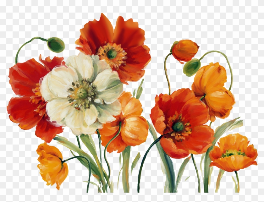 V 198234935, Png V - Lisa Audit - Poppies Melody Canvas #807293