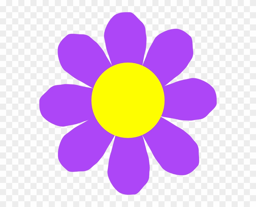 Purple Flower Clip Art At Clker - Animated Pictures Of Flowers - Free  Transparent PNG Clipart Images Download