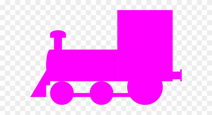 Pink Locomotive Train Clip Art - Pink Train Clip Art #807320