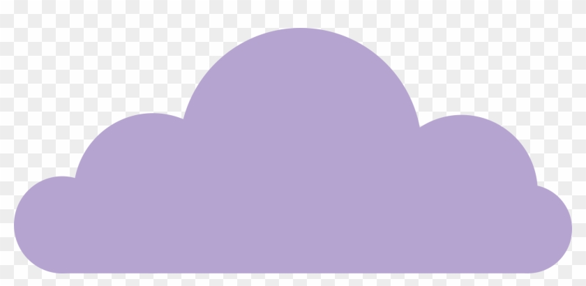 Cloud Clipart Purple - Purple Cloud Clipart #807327