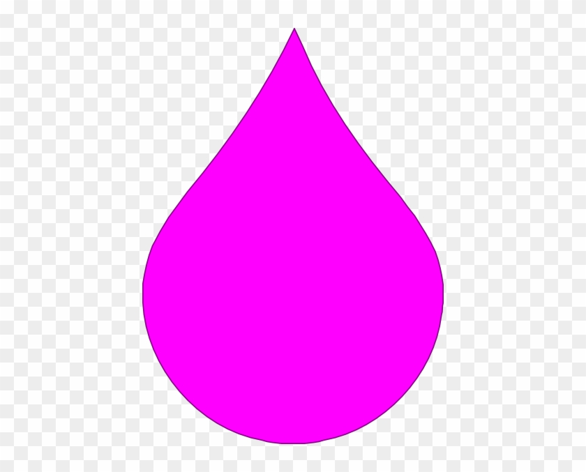 Pink Raindrop Clipart #807339