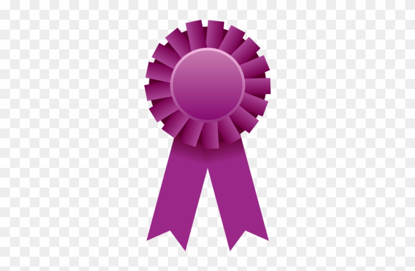 Pink Award Ribbon Clipart - Purple Award Ribbon Png #807363