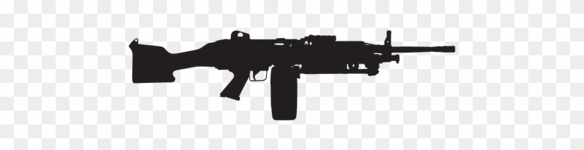 Colt Semi Auto Rifle Grey Silhouette - M249 Saw #807402