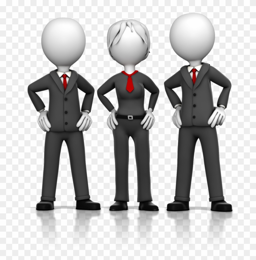 Three Business Executives 800 Clr - 3 Executives Clipart #807771