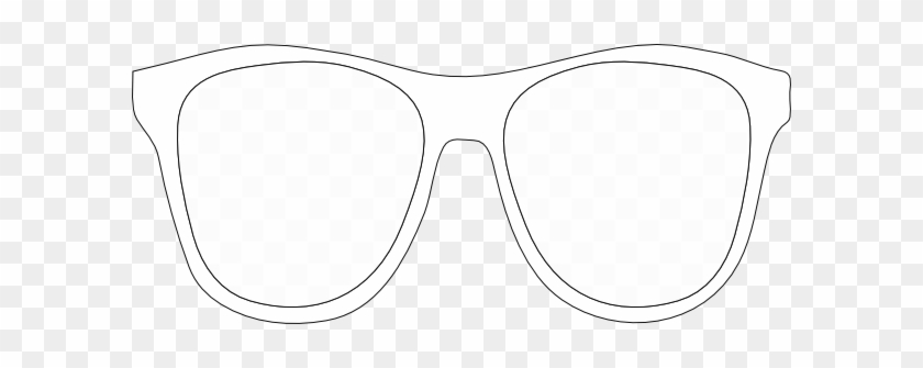 Sunglasses Clip Art At Clker - White Sunglasses Vector #807793