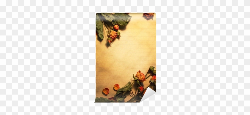 Blank Sheet Of Paper, Framed Dried Flowers Wall Mural - エンディングノートのすすめ: 家族への愛情をカタチに-. 円満な相続を迎えるためのメッセージのまとめ方 #807818